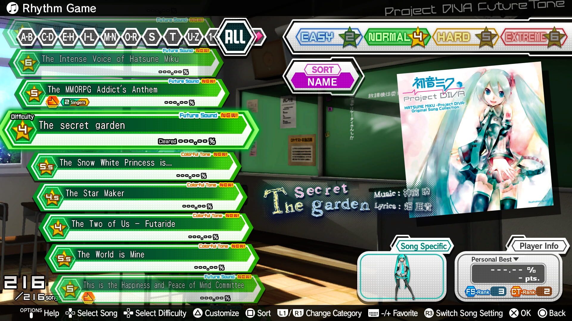 Screenshot for Hatsune Miku: Project Diva Future Tone