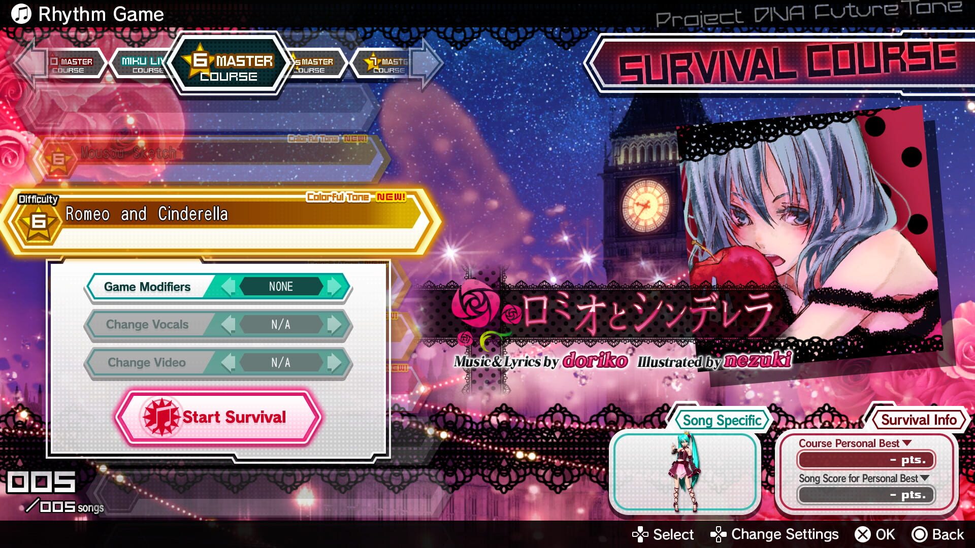 Screenshot for Hatsune Miku: Project Diva Future Tone