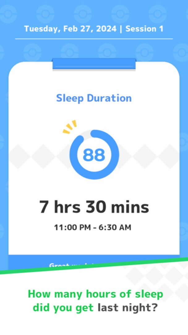 Screenshot for Pokémon Sleep