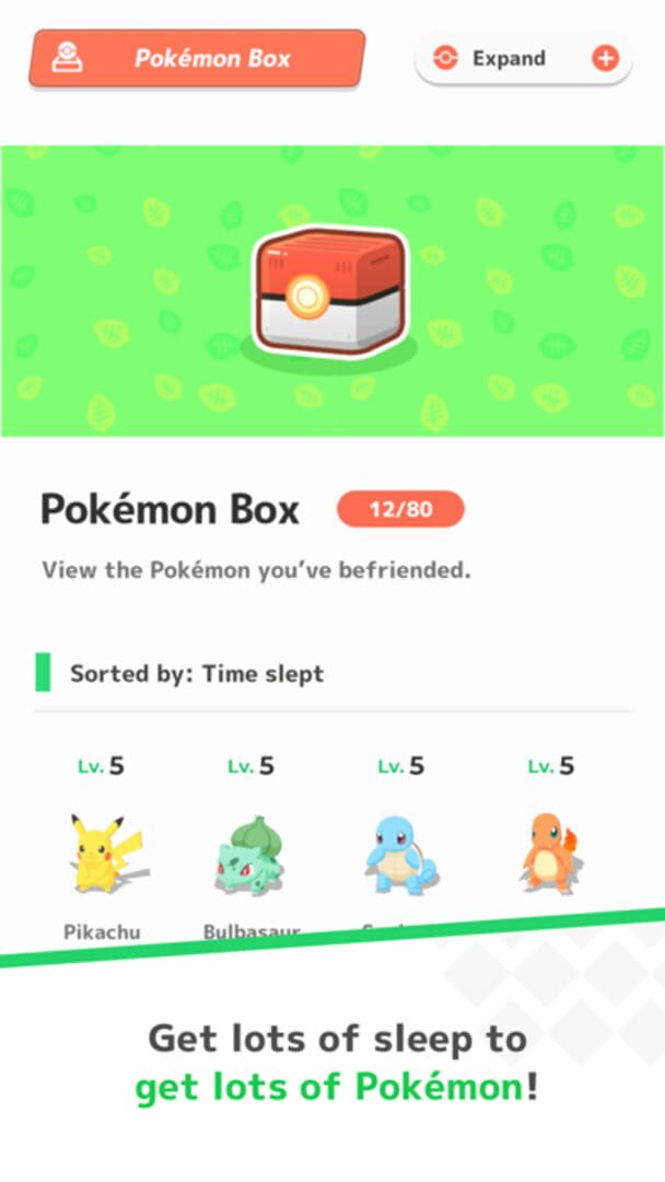 Screenshot for Pokémon Sleep