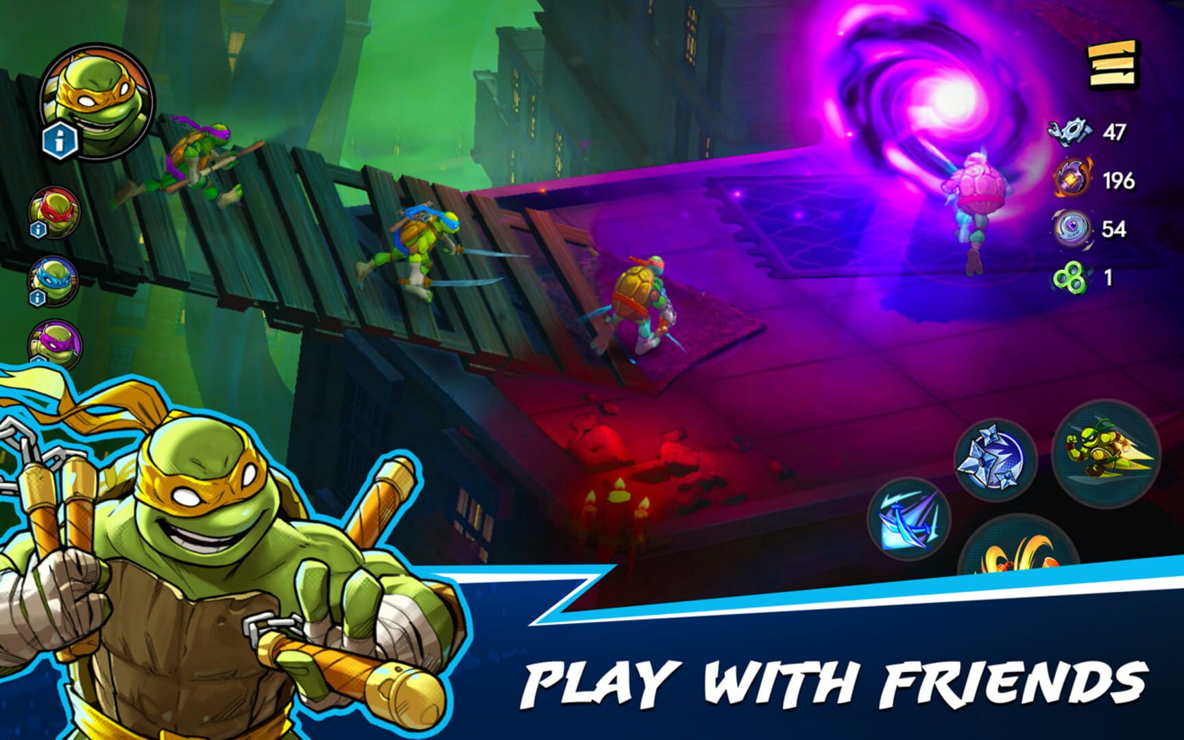 Screenshot for Teenage Mutant Ninja Turtles: Splintered Fate