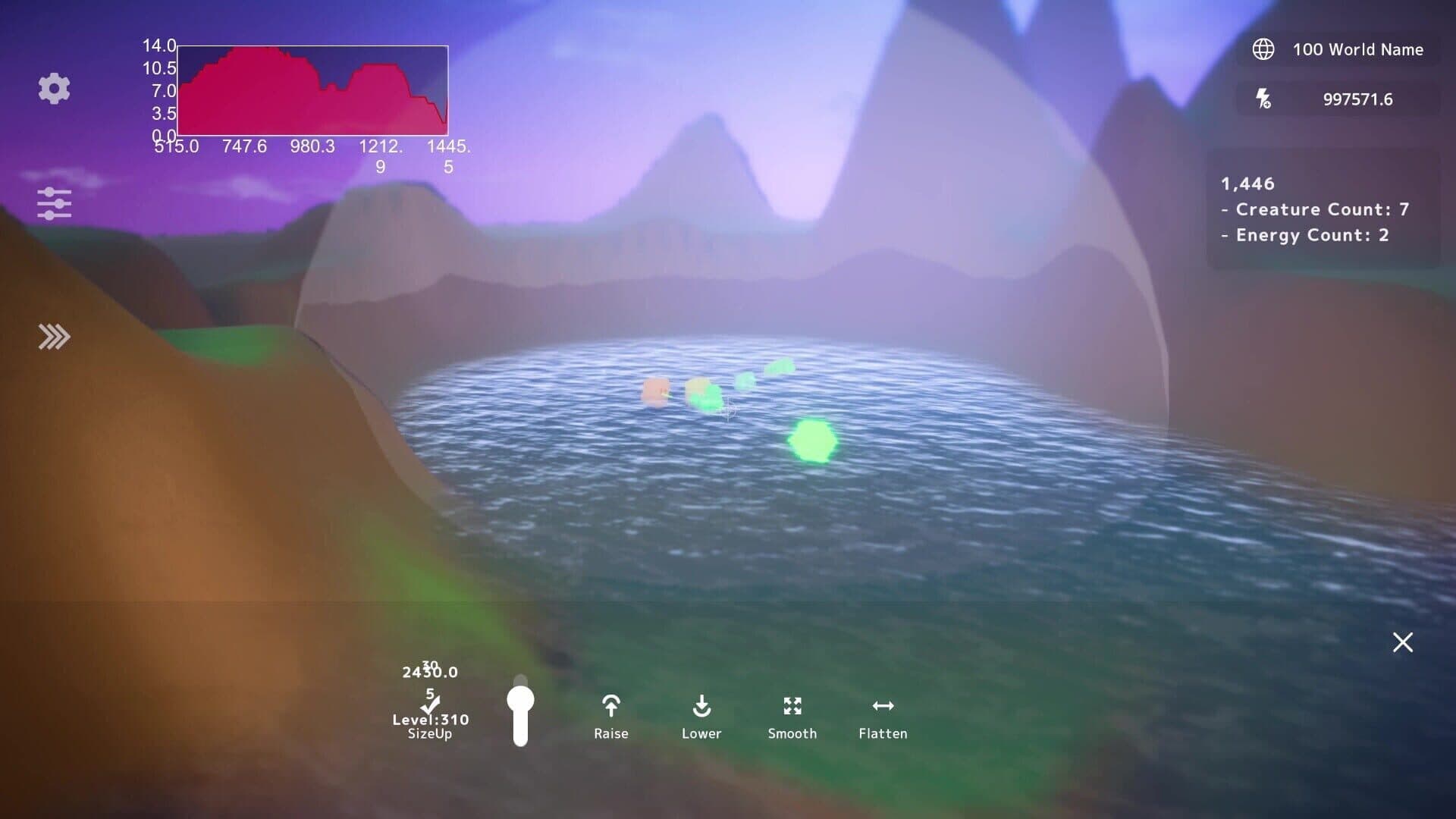 Screenshot for Anlife: Motion-Learning Life Evolution