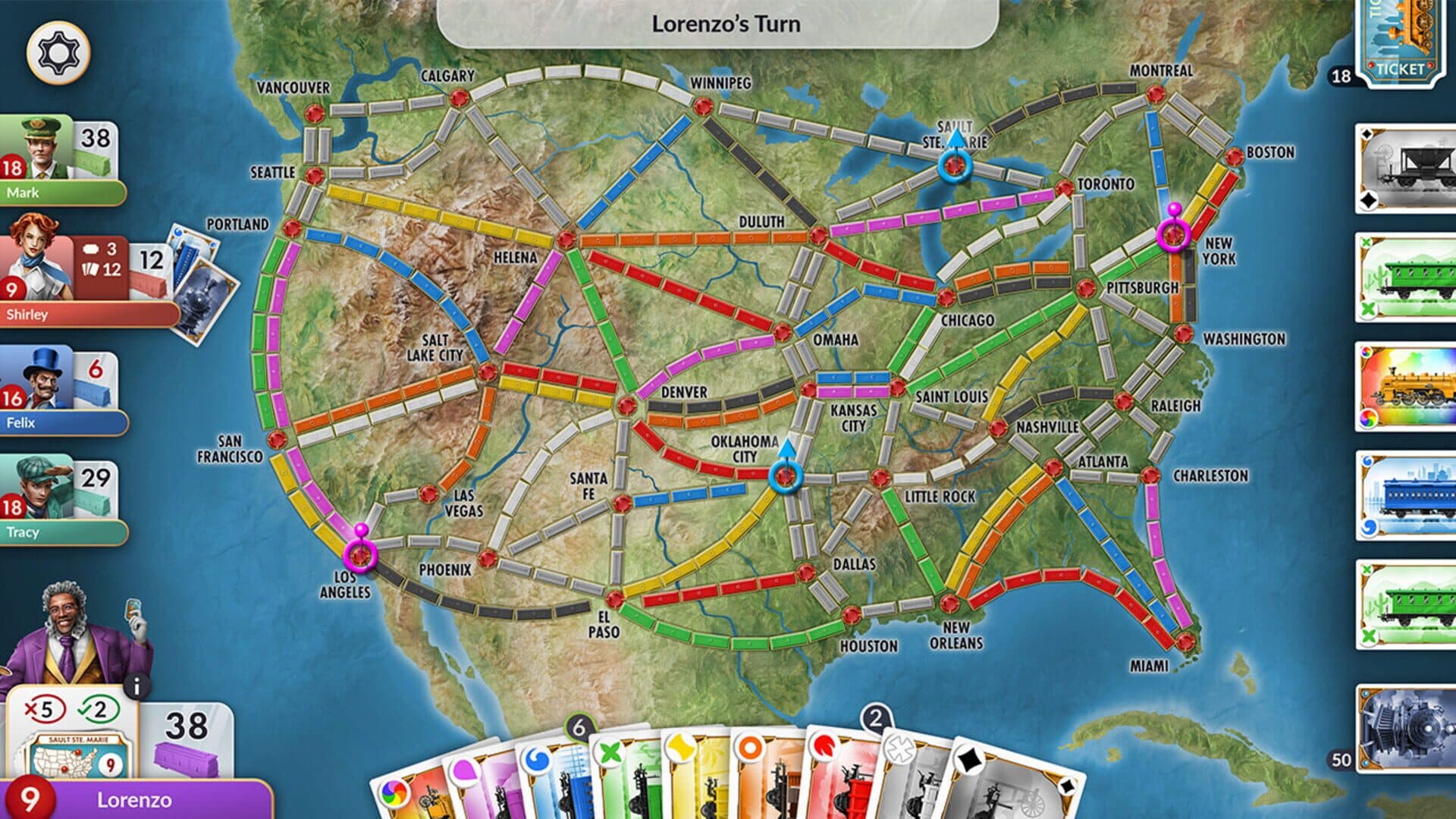 Screenshot for Ticket to Ride
