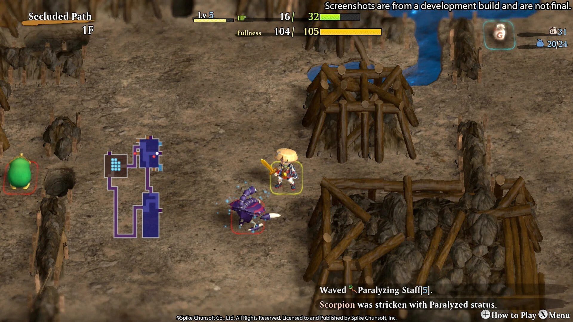 Screenshot for Shiren the Wanderer: The Mystery Dungeon of Serpentcoil Island