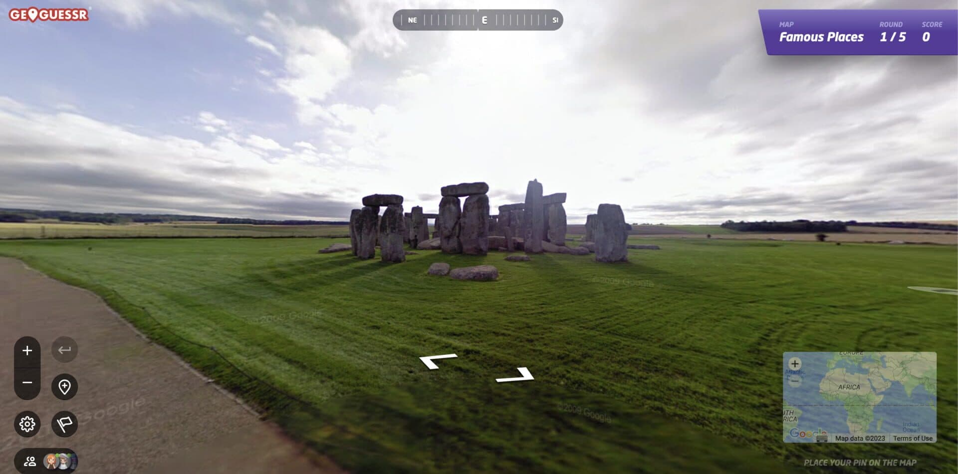 Screenshot for GeoGuessr