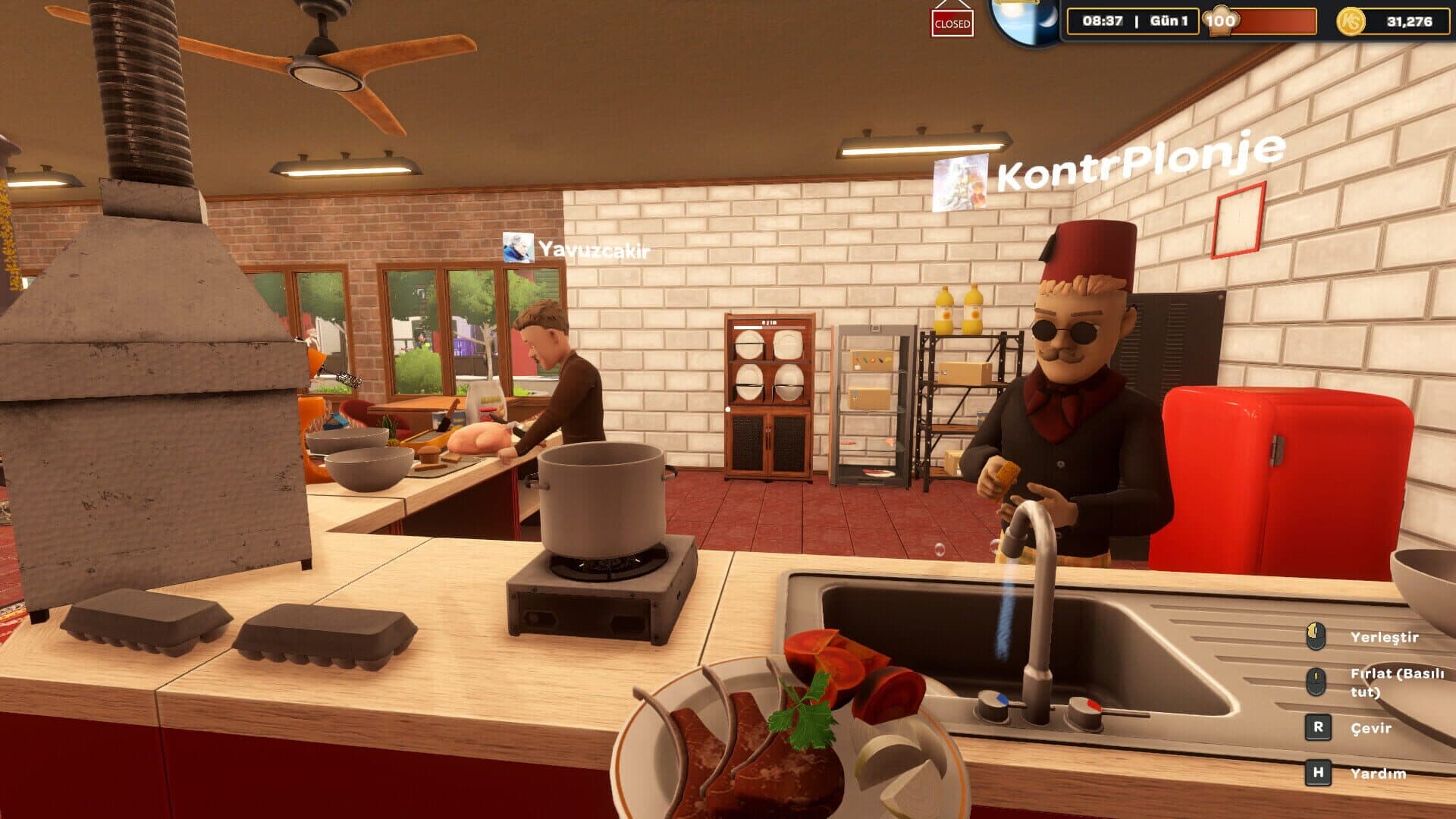 Screenshot for Kebab Chefs!: Restaurant Simulator
