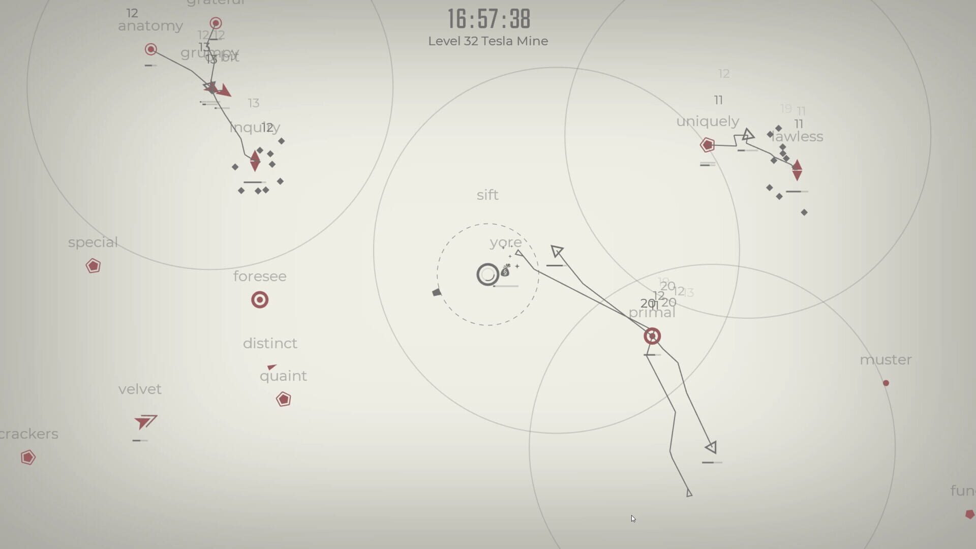 Screenshot for Glyphica: Typing Survival