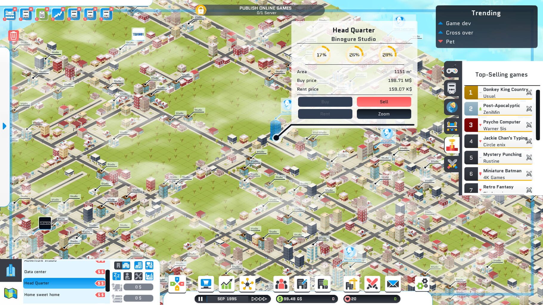 Screenshot for City Game Studio