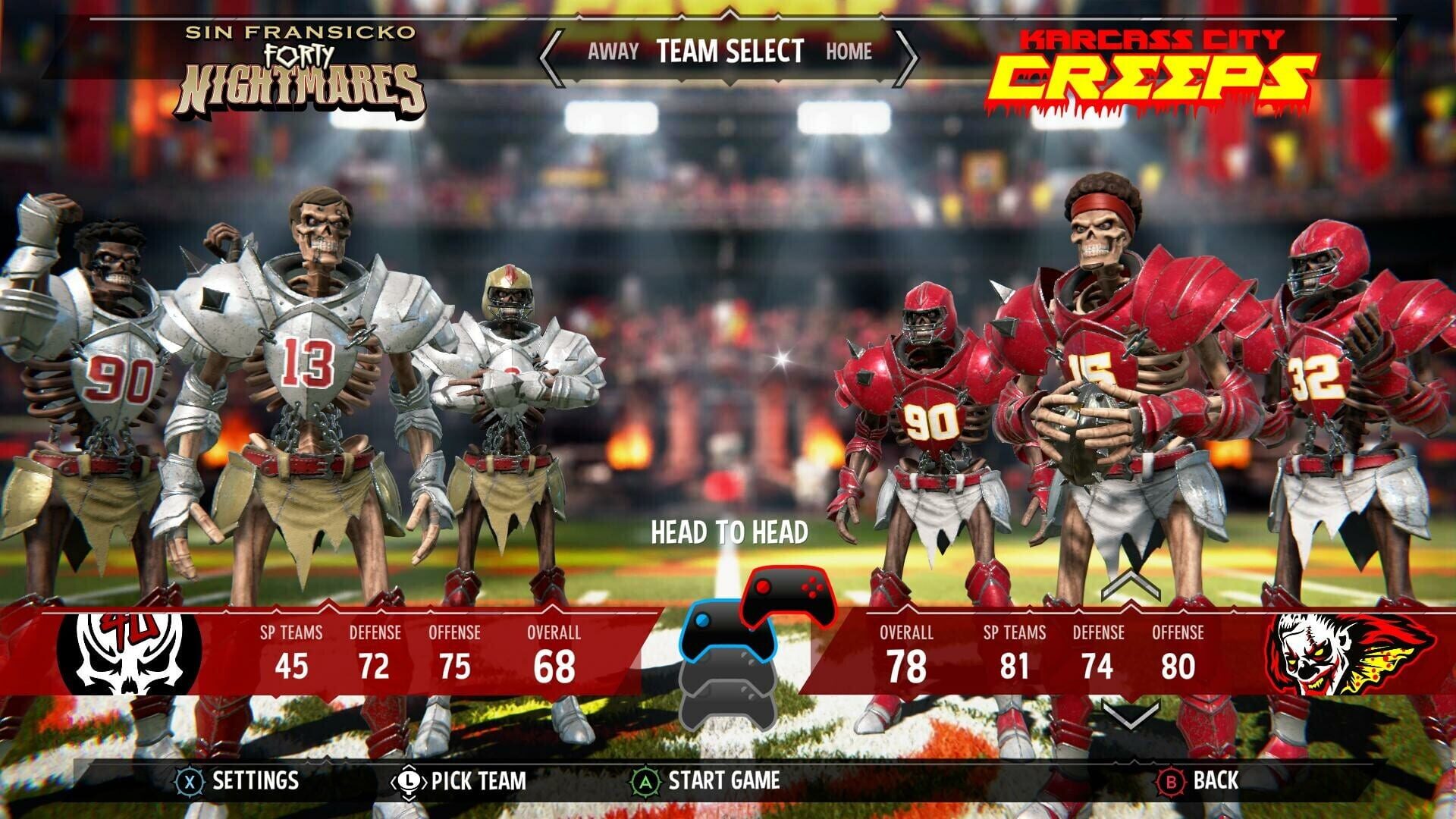 Screenshot for Mutant Football League 2