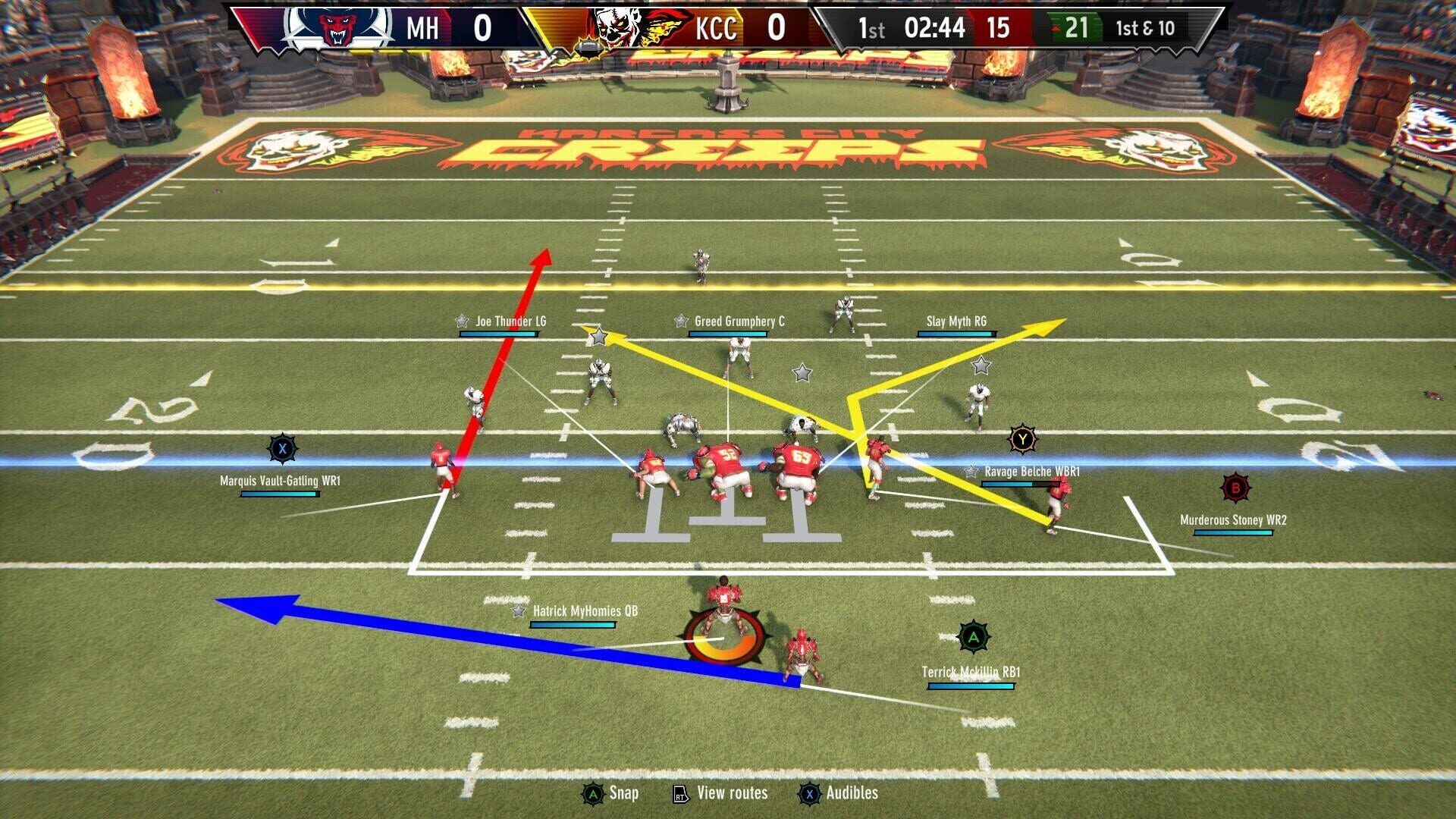 Screenshot for Mutant Football League 2