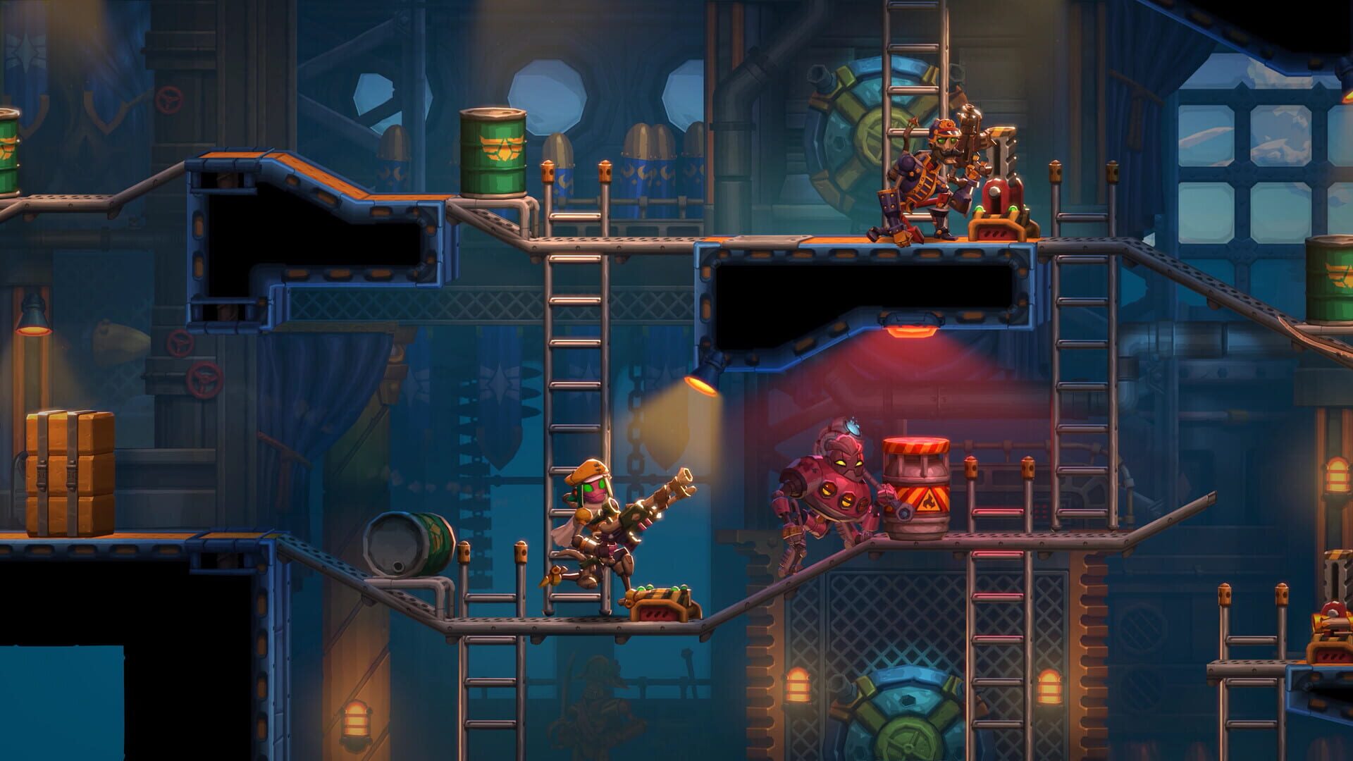 Screenshot for SteamWorld Heist II