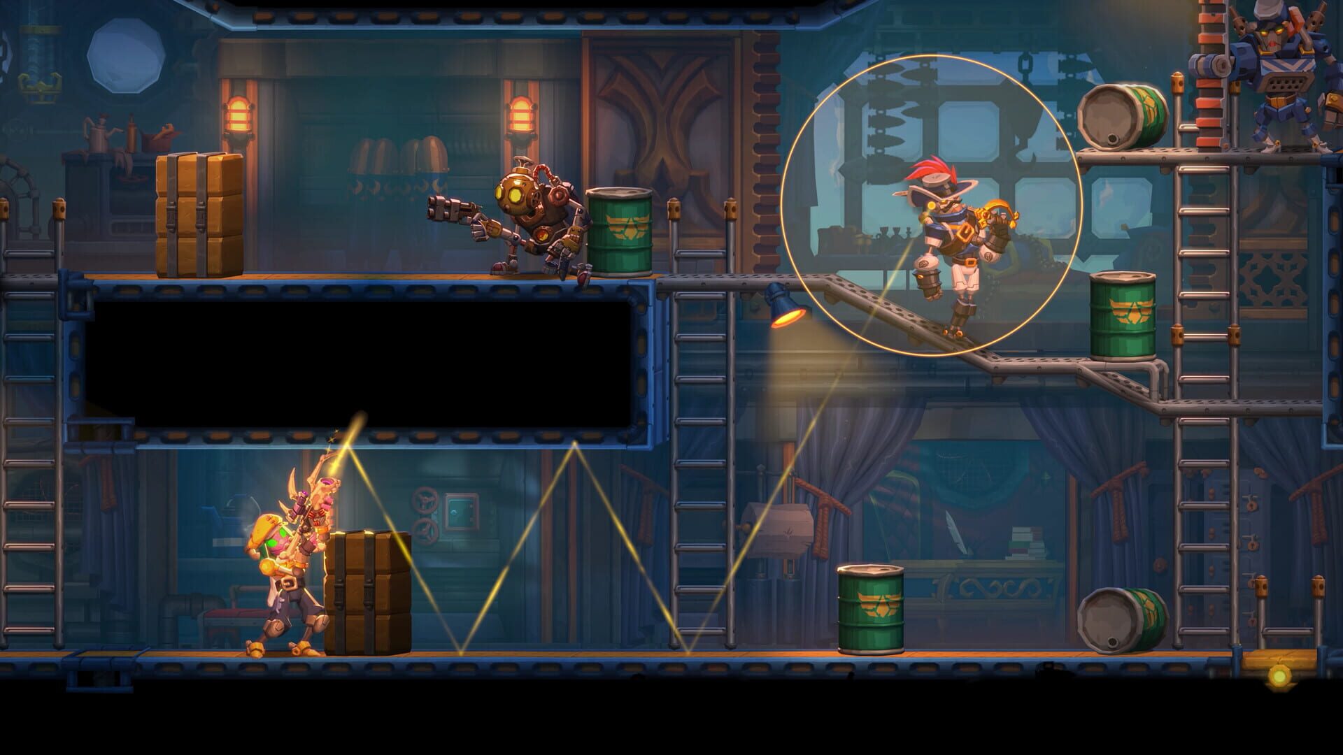 Screenshot for SteamWorld Heist II