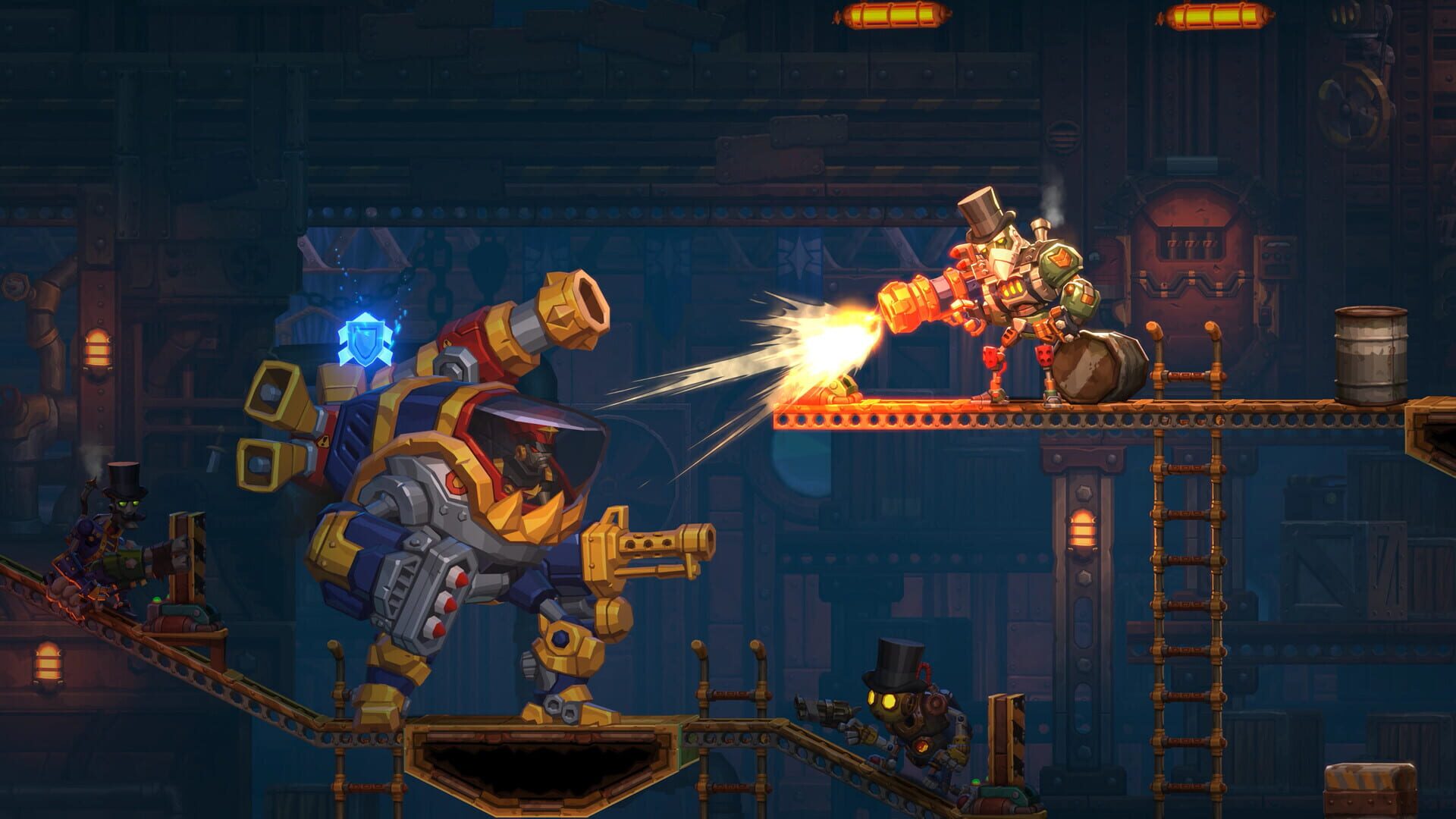 Screenshot for SteamWorld Heist II