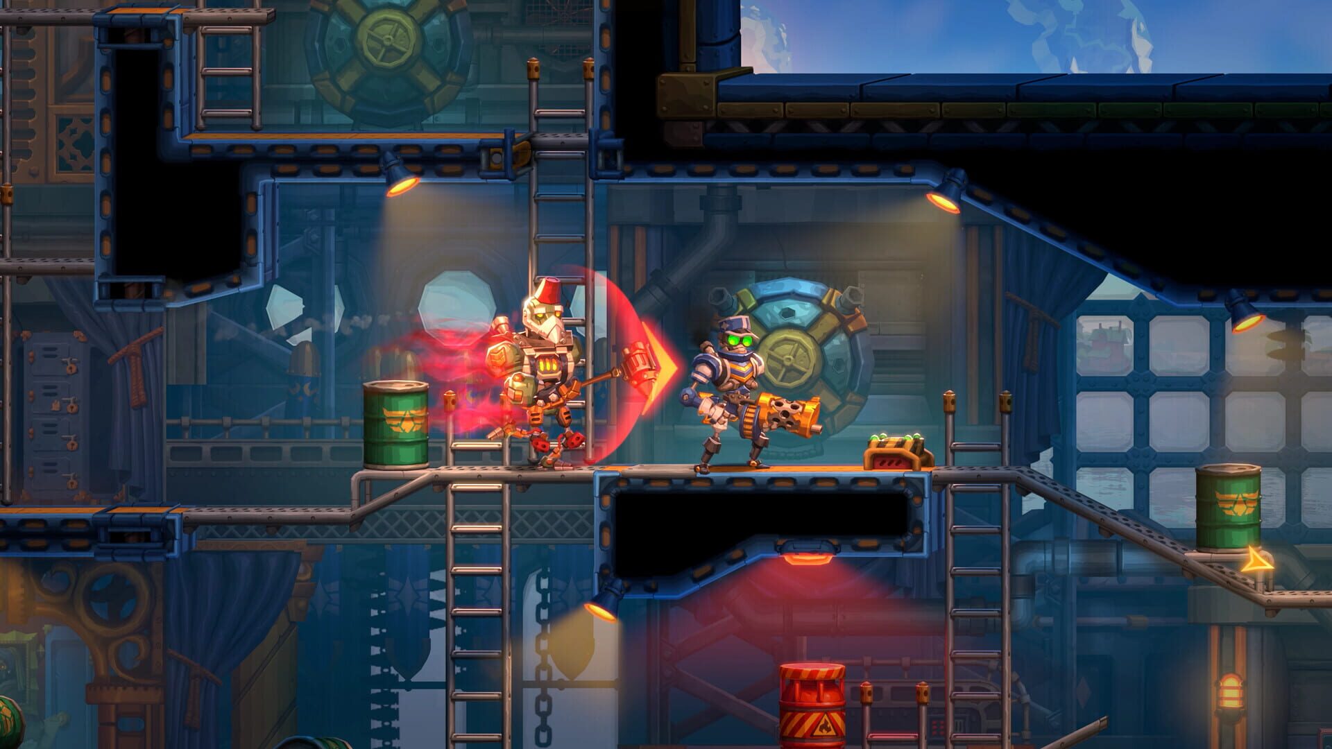 Screenshot for SteamWorld Heist II