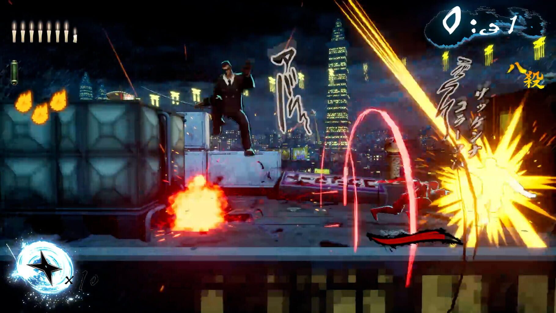 Screenshot for Ninja Slayer: Neo-Saitama In Flames
