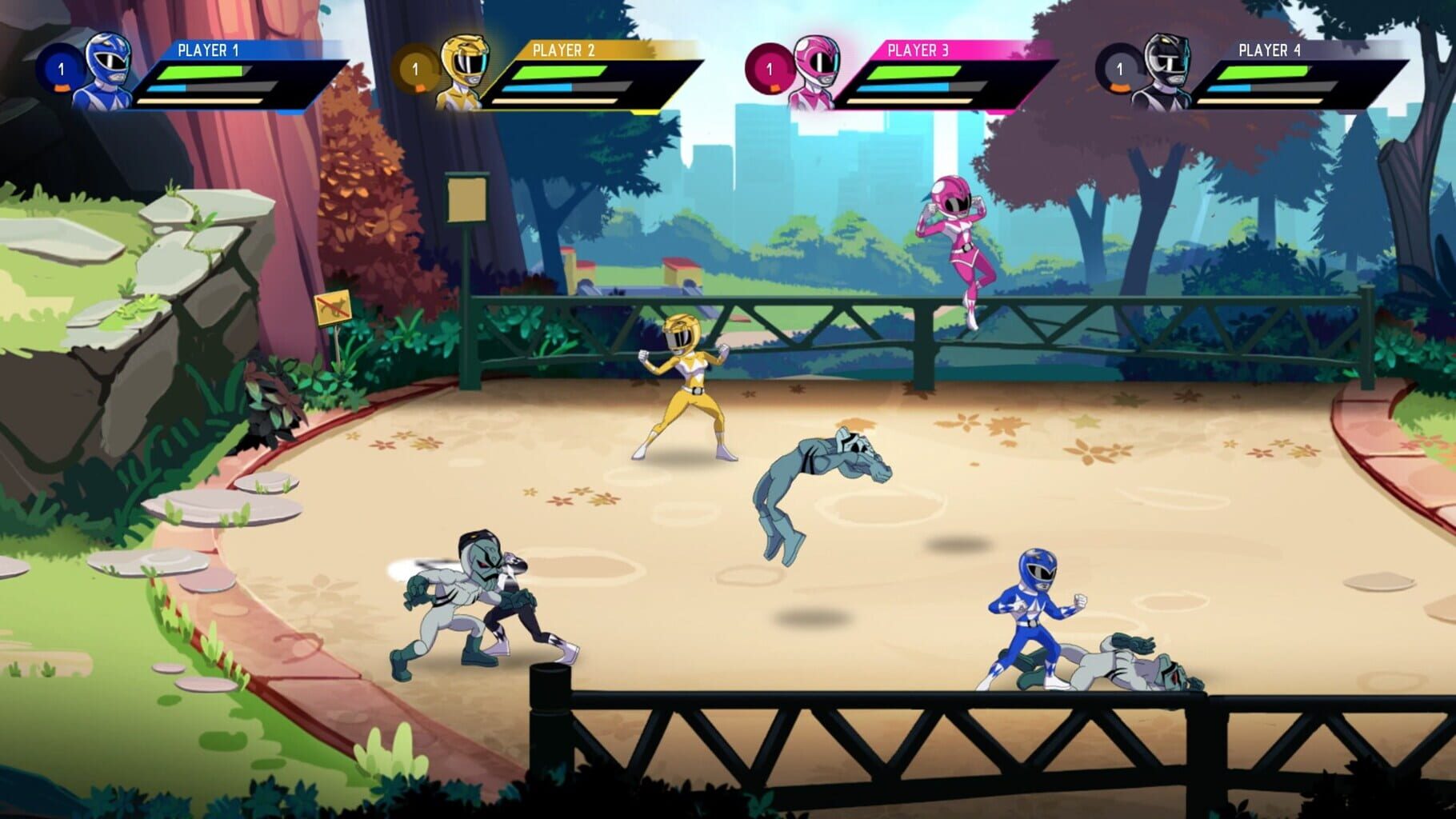 Screenshot for Saban's Mighty Morphin Power Rangers: Mega Battle
