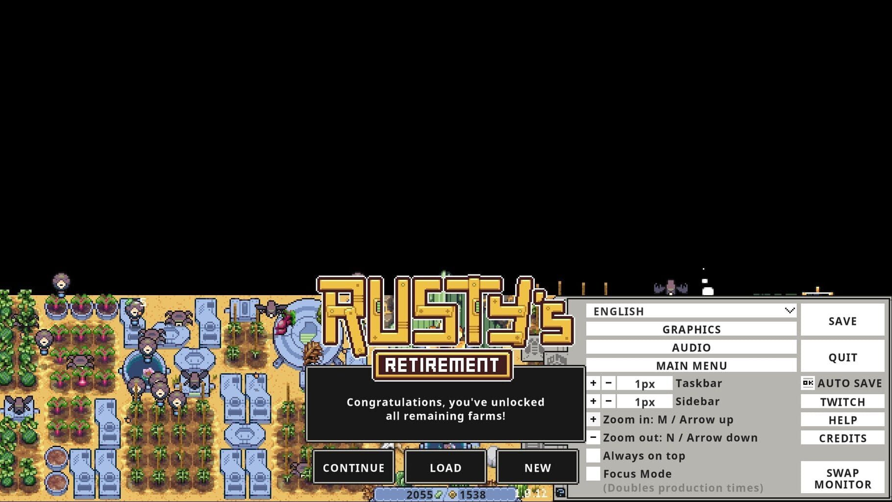 Screenshot for Rusty's Retirement