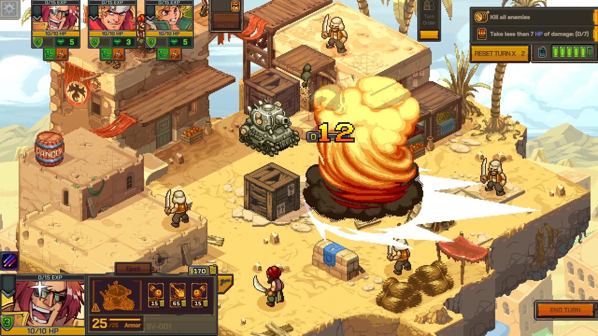 Screenshot for Metal Slug Tactics