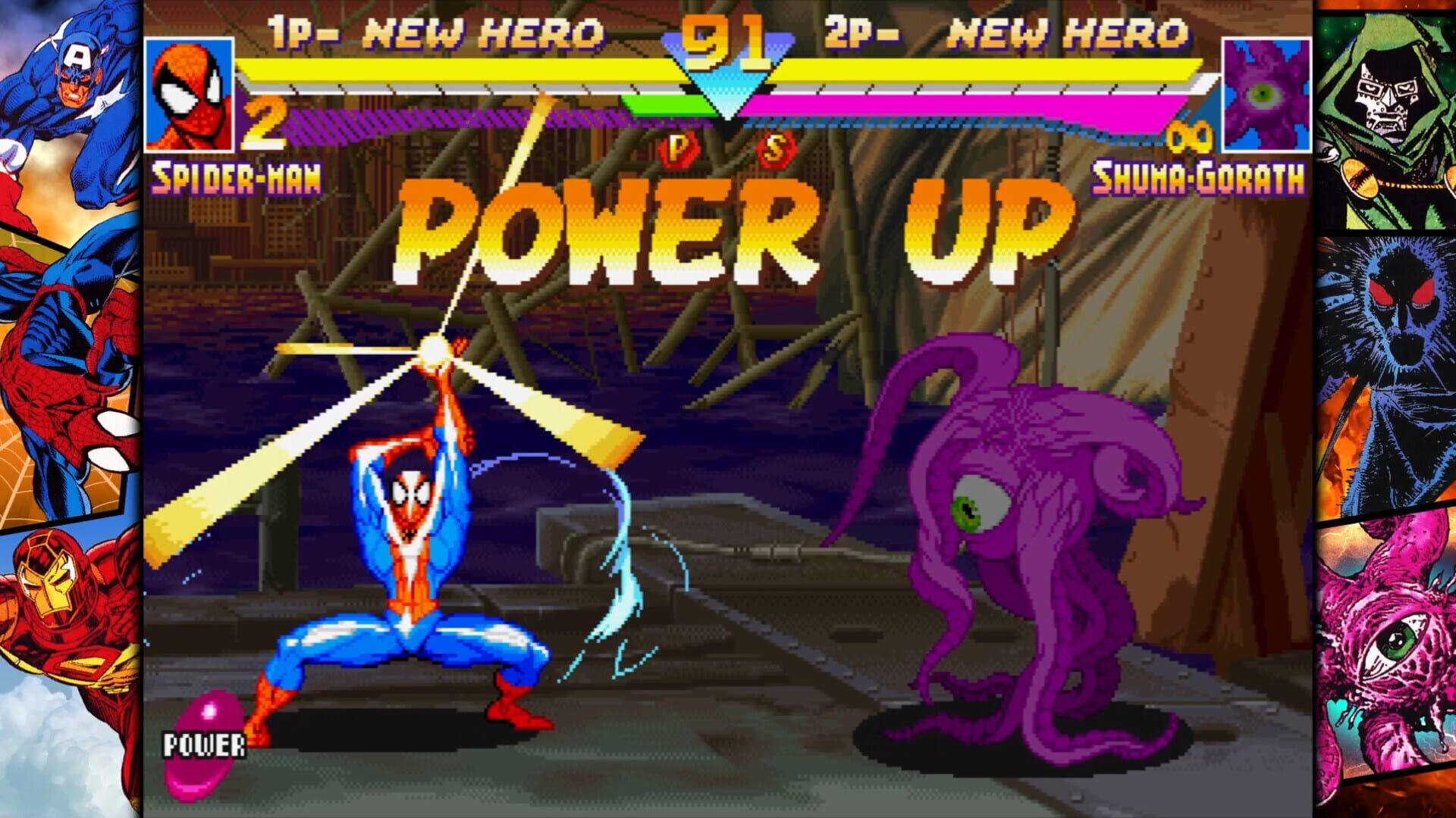 Screenshot for Marvel vs. Capcom: Fighting Collection - Arcade Classics