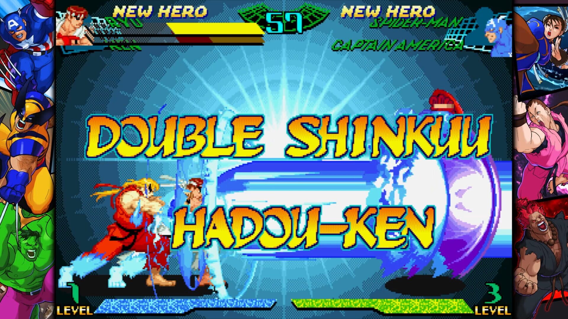 Screenshot for Marvel vs. Capcom: Fighting Collection - Arcade Classics