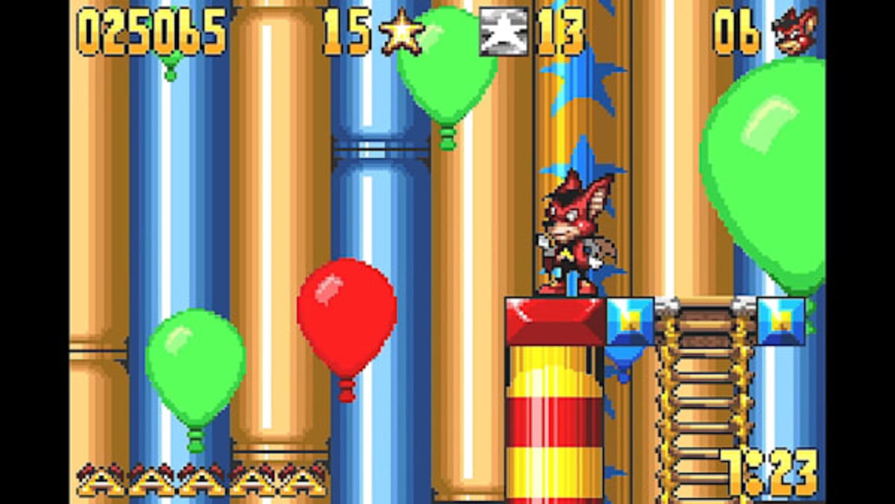 Screenshot for Aero The Acro-Bat: Rascal Rival Revenge