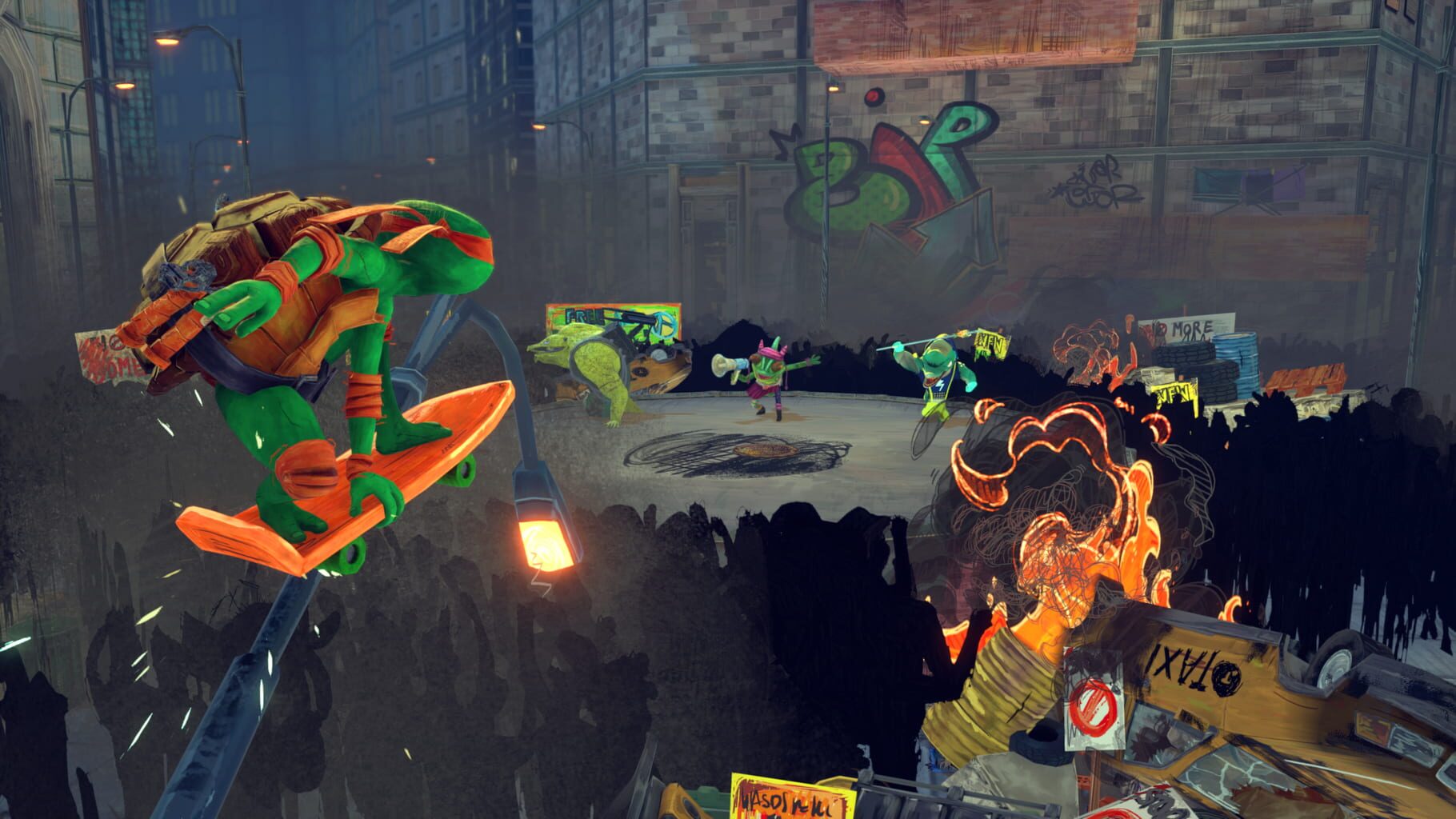 Screenshot for Teenage Mutant Ninja Turtles: Mutants Unleashed