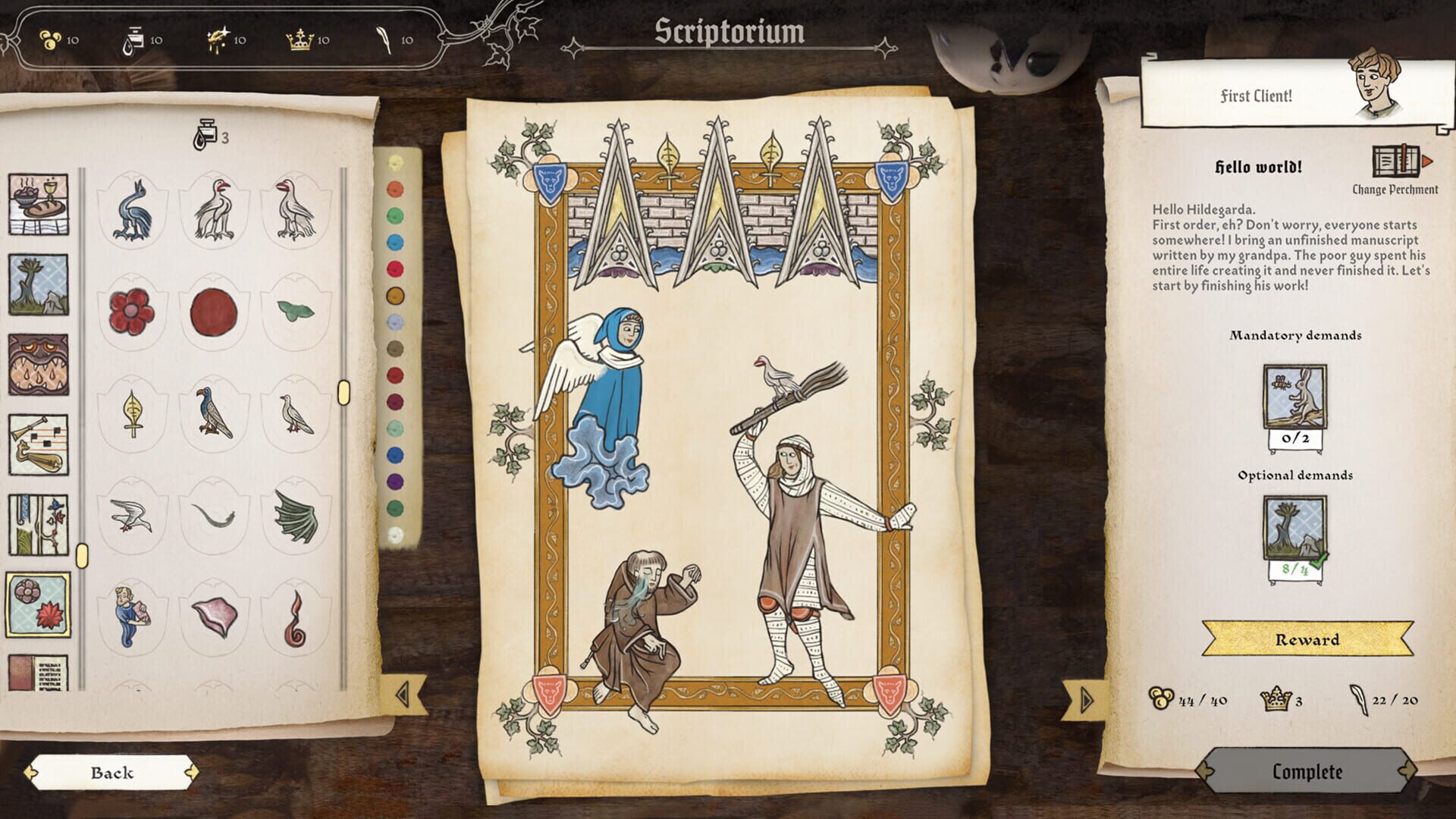 Screenshot for Scriptorium: Master of Manuscripts