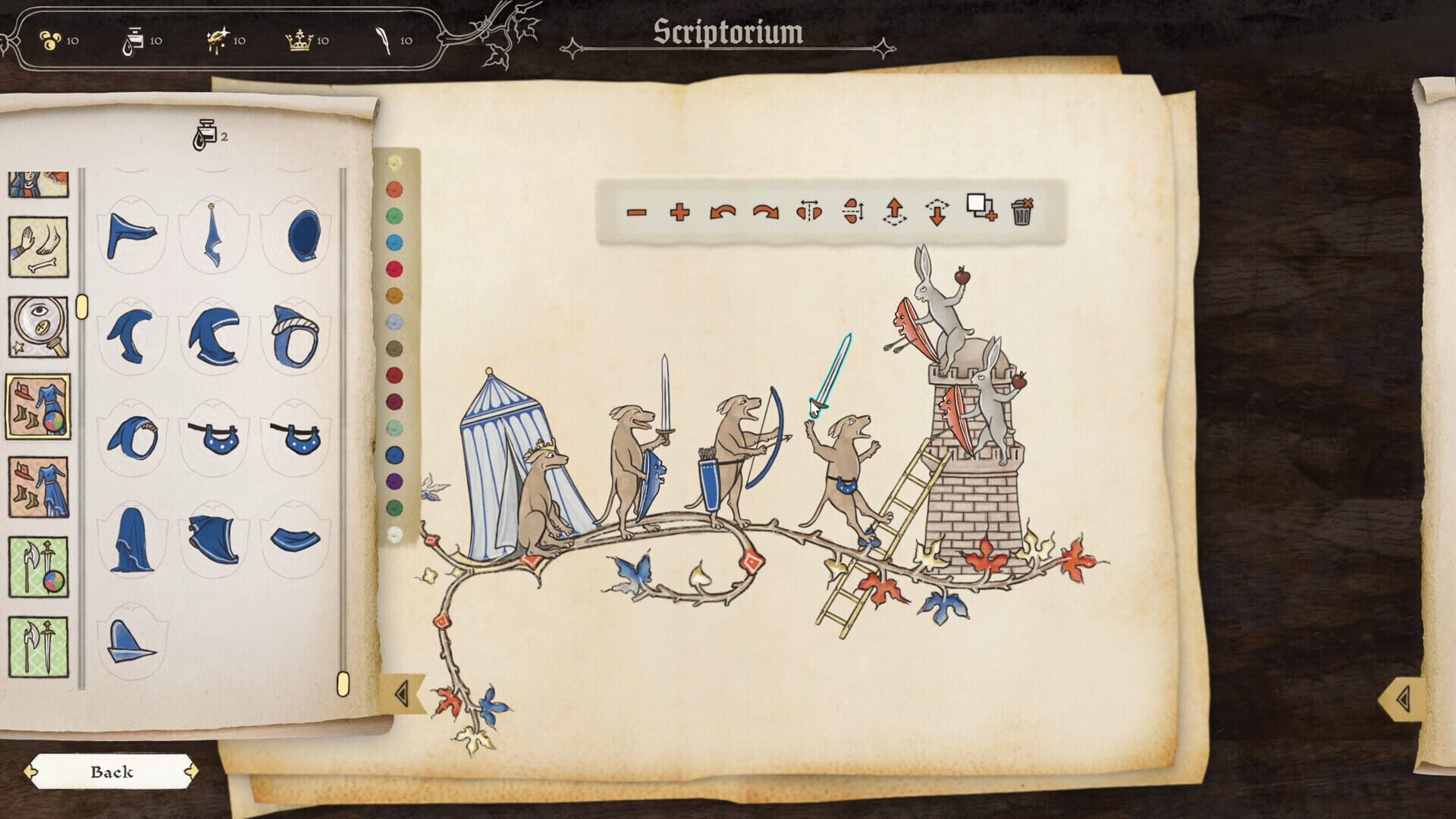 Screenshot for Scriptorium: Master of Manuscripts