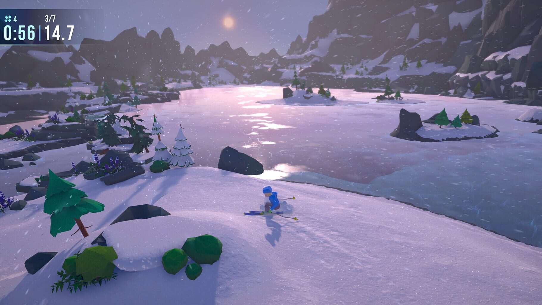 Screenshot for Lonely Mountains: Snow Riders