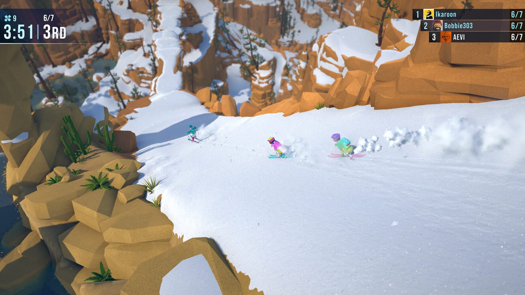 Screenshot for Lonely Mountains: Snow Riders