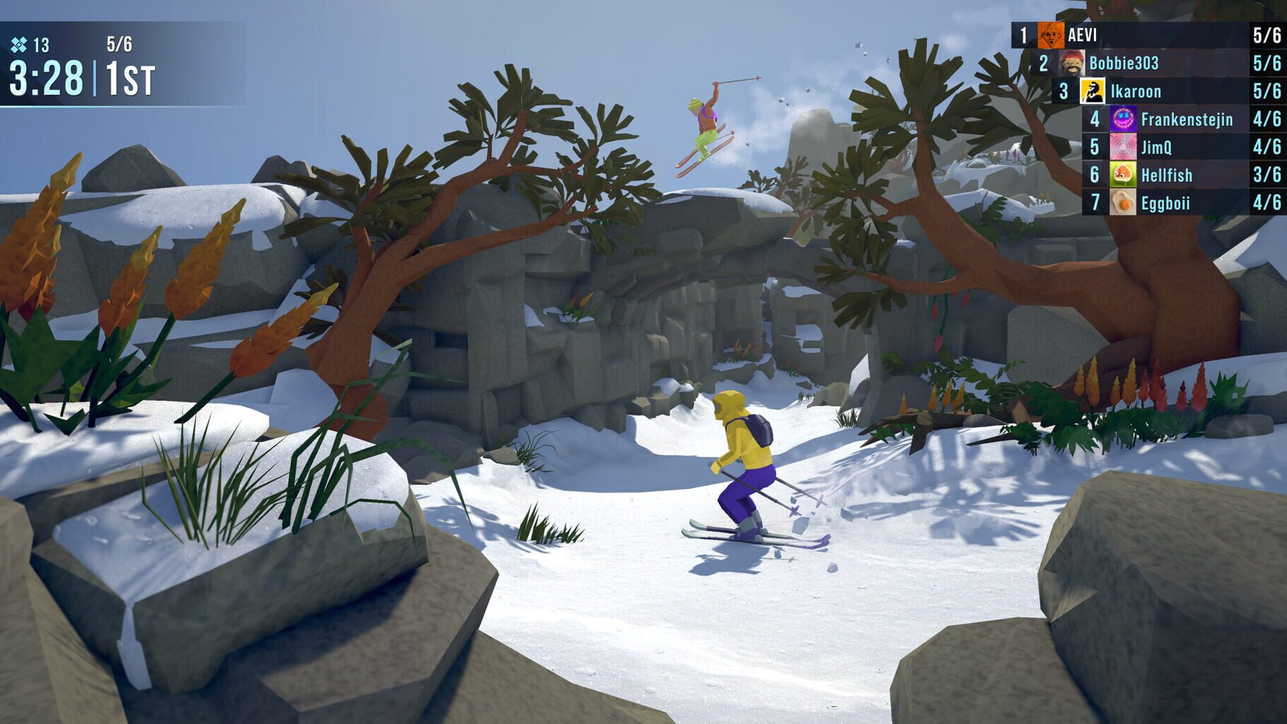 Screenshot for Lonely Mountains: Snow Riders