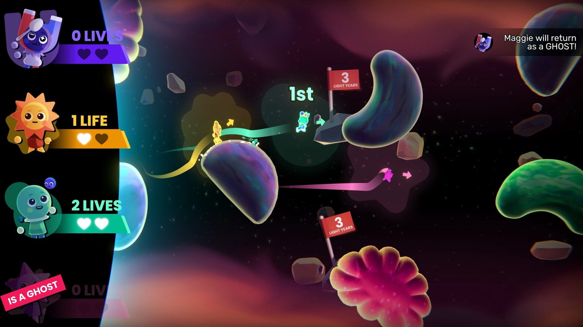 Screenshot for Which Way Up: Galaxy Games