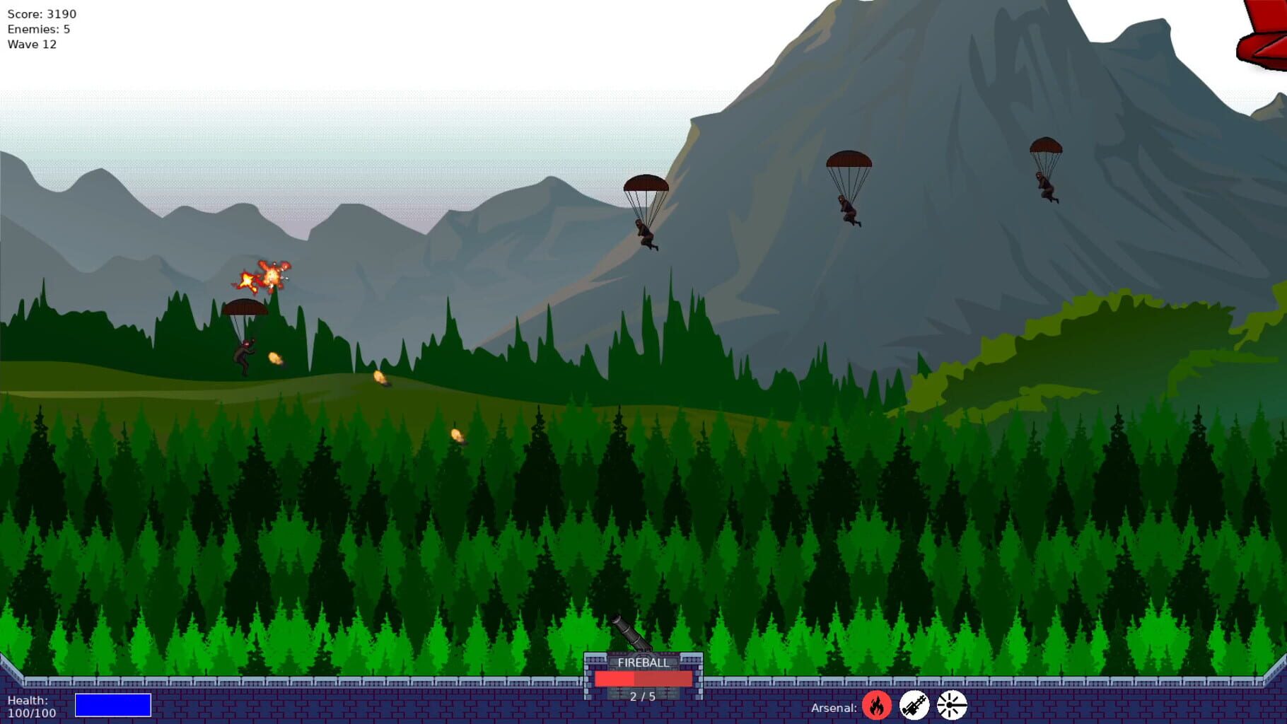 Screenshot for Paratroopers Raid