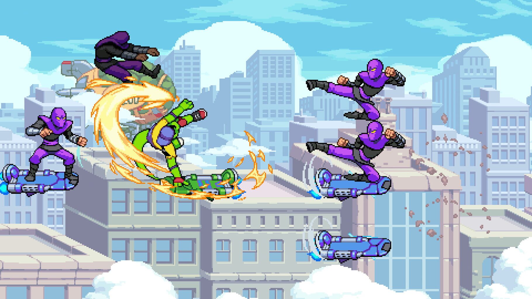 Screenshot for Teenage Mutant Ninja Turtles: Shredder's Revenge - Radical Reptiles