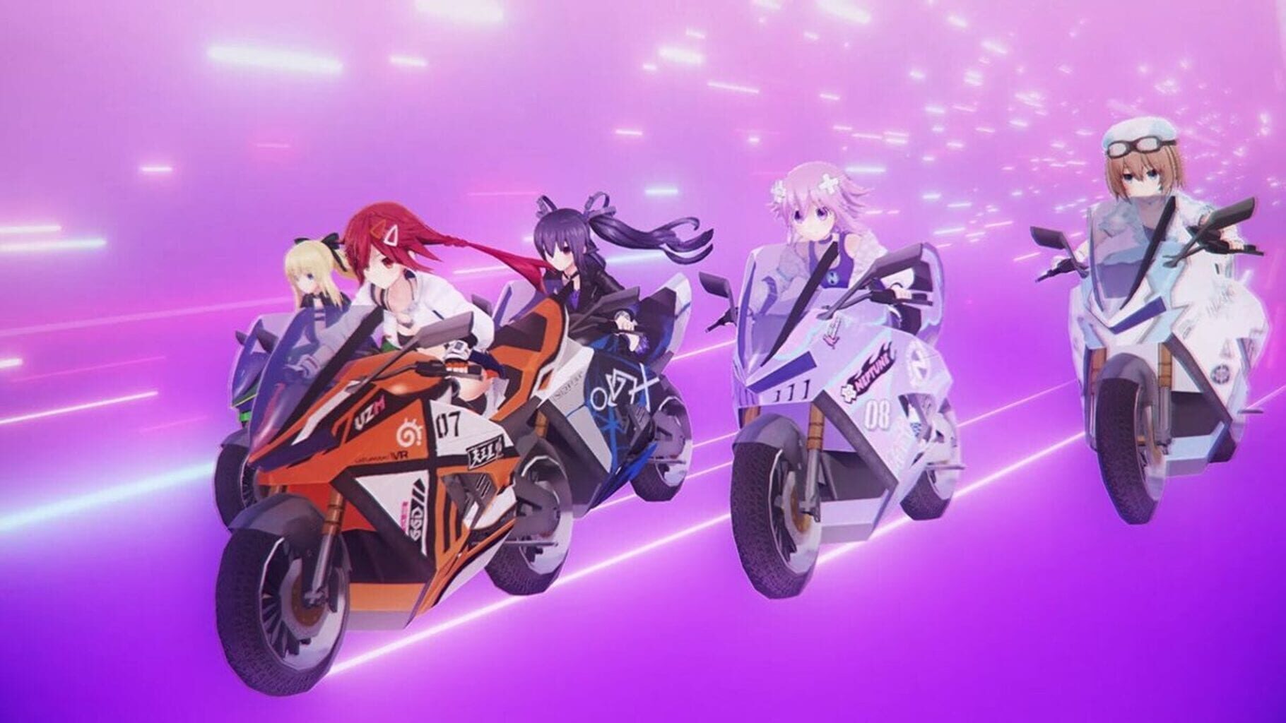 Screenshot for Neptunia Riders vs. Dogoos