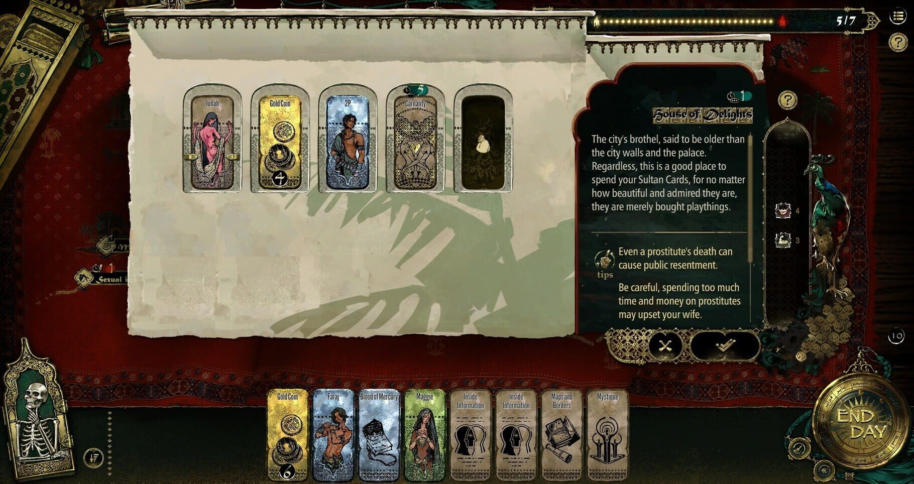 Screenshot for Sultan's Game