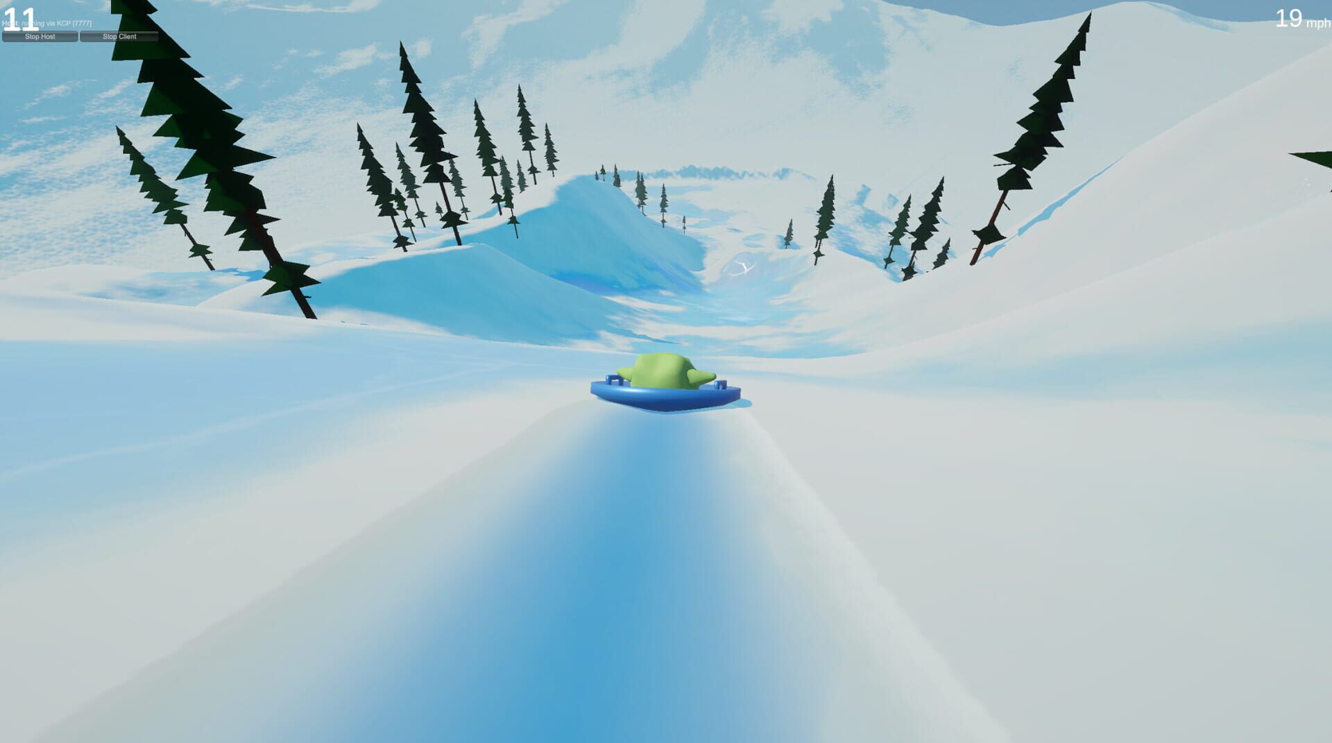 Screenshot for Sledding Game