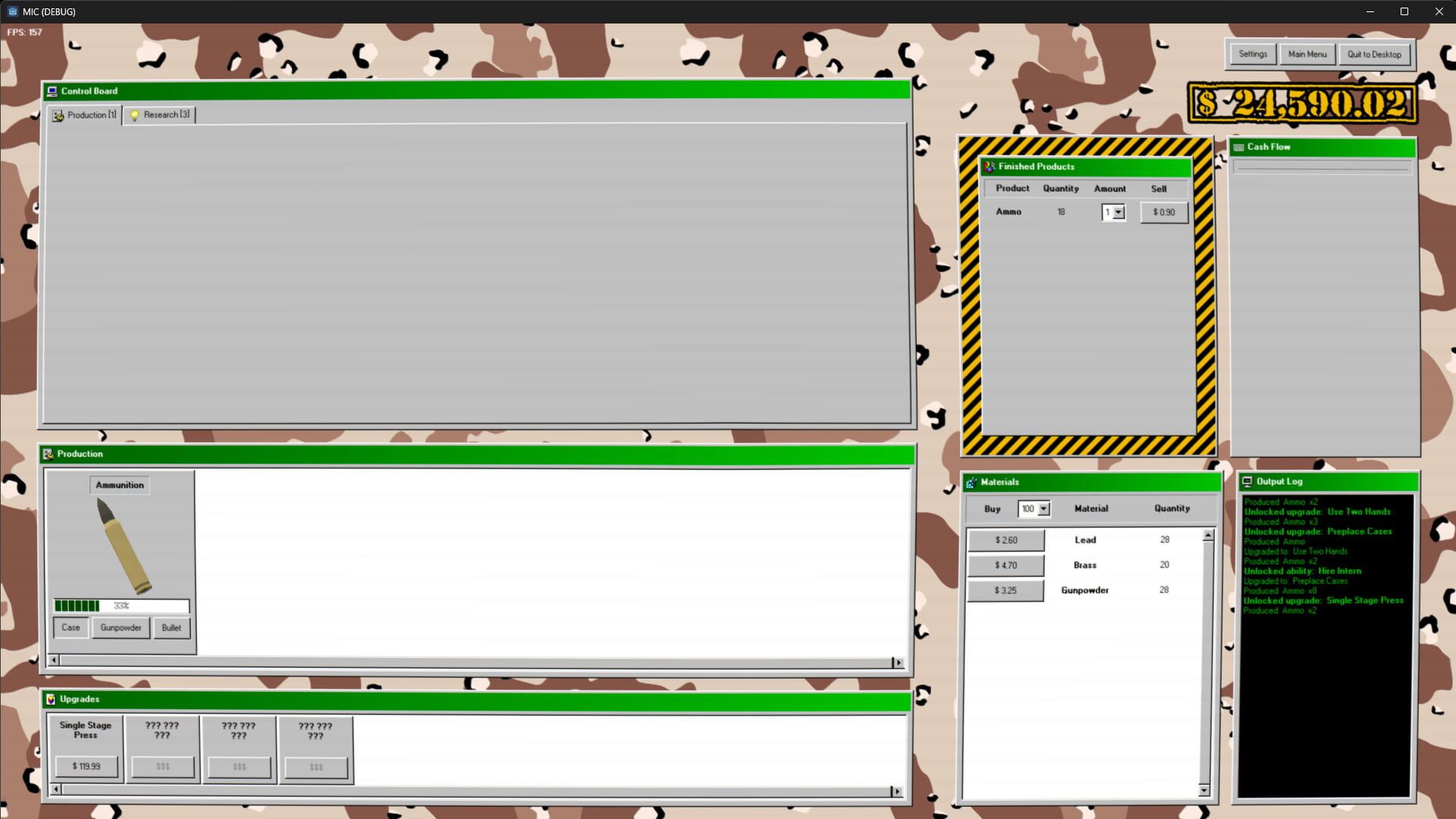 Screenshot for Military Incremental Complex