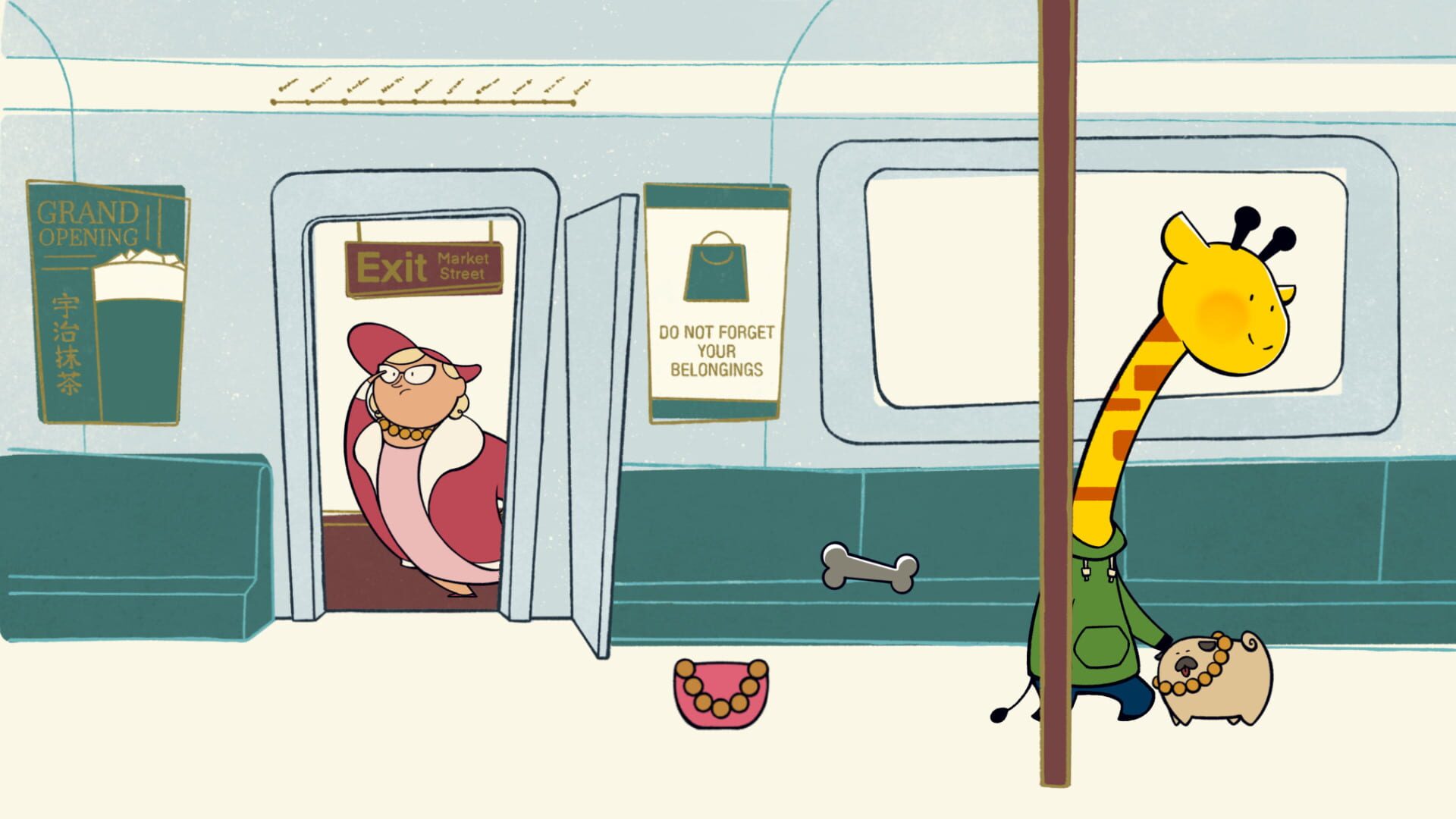 Screenshot for A Week in the Life of Asocial Giraffe