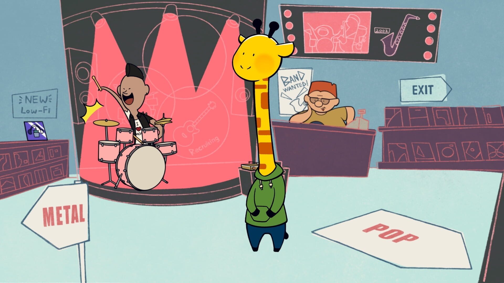 Screenshot for A Week in the Life of Asocial Giraffe