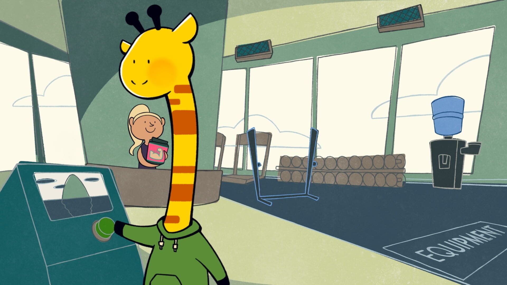 Screenshot for A Week in the Life of Asocial Giraffe