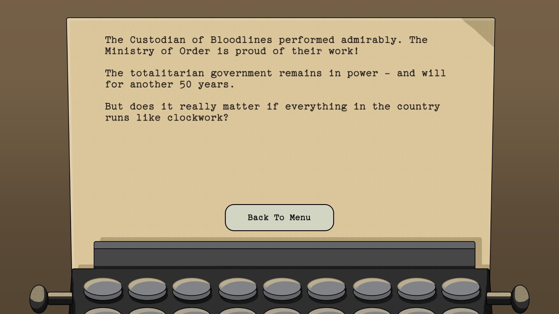 Screenshot for Ministry of Order