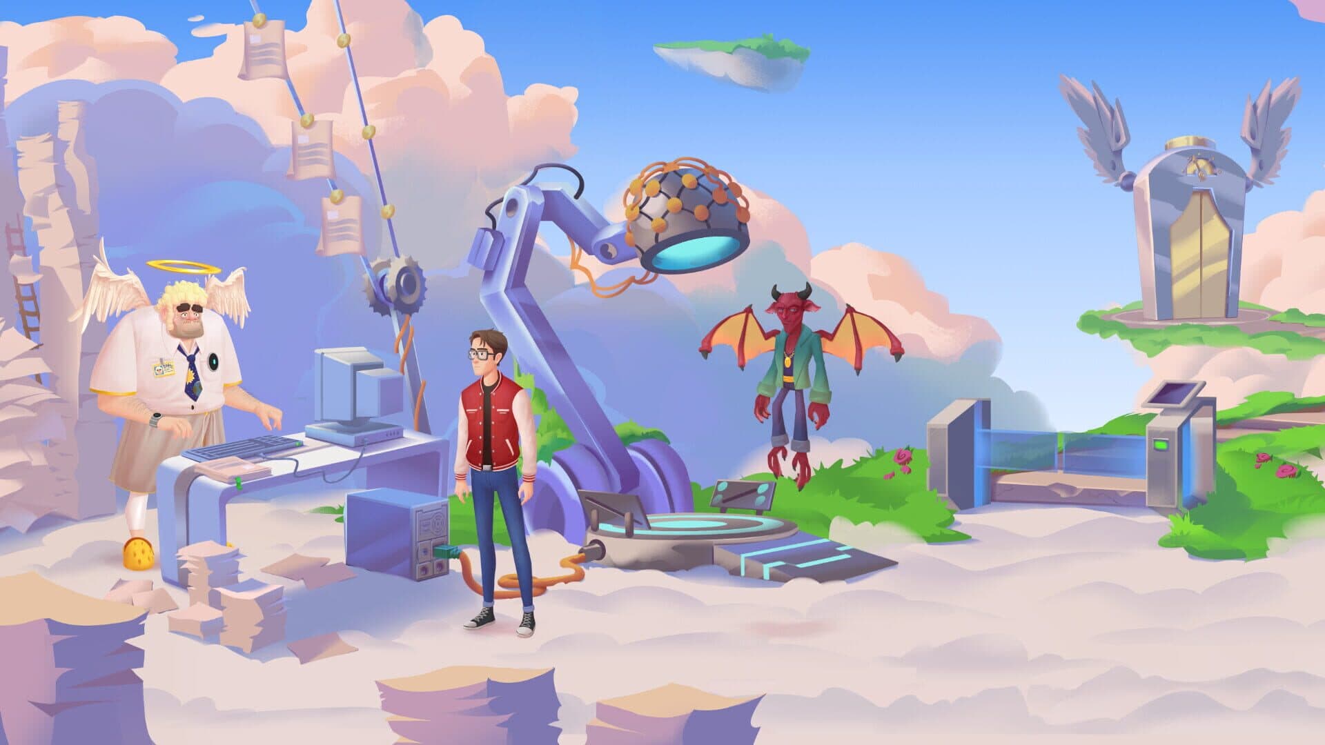 Screenshot for Angelo and Deemon 2: Too Hell of a Quest