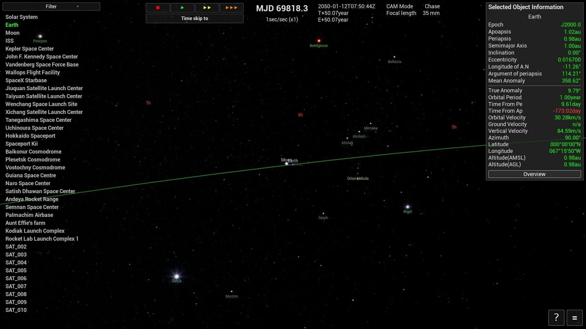 Screenshot for Keplerian Space Discovery