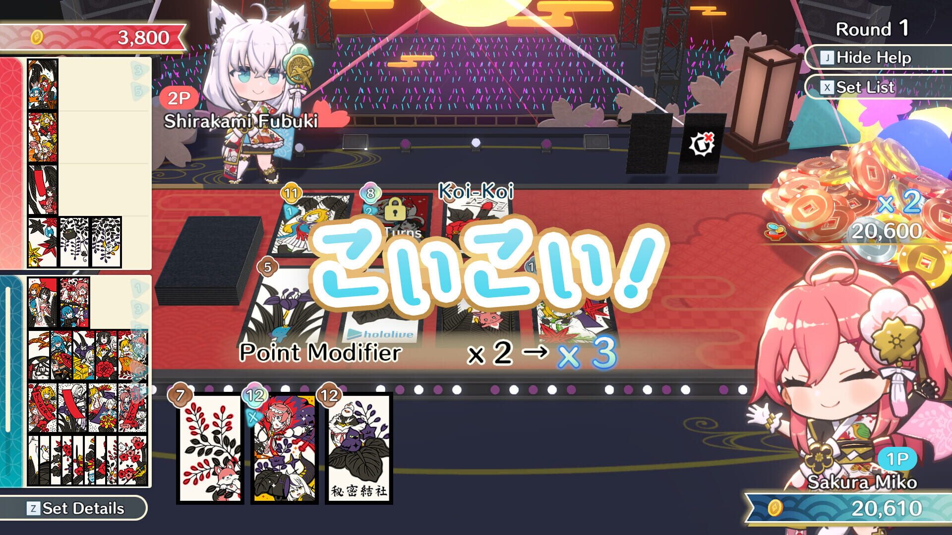 Screenshot for Hololive Holo's Hanafuda