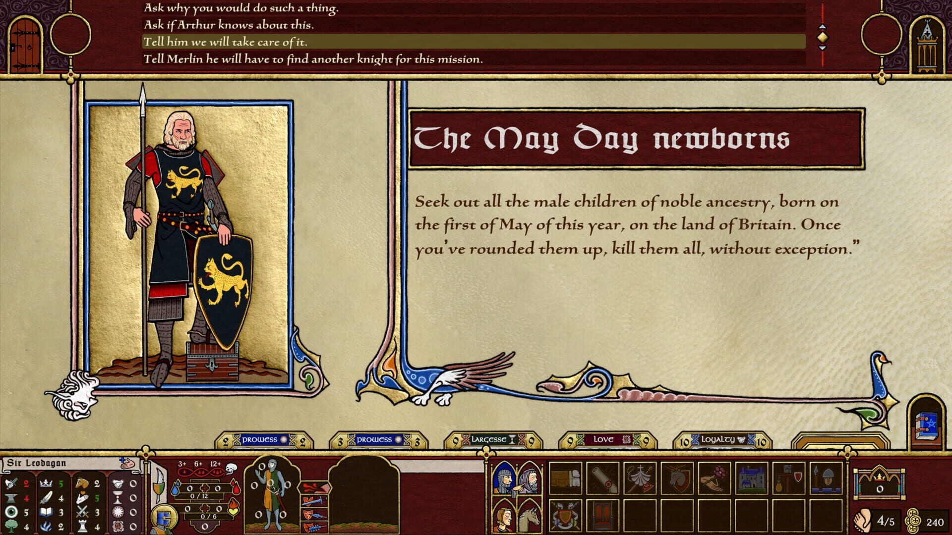 Screenshot for Legends of the Round Table