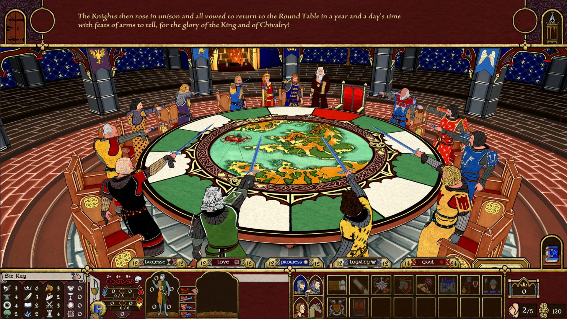 Screenshot for Legends of the Round Table