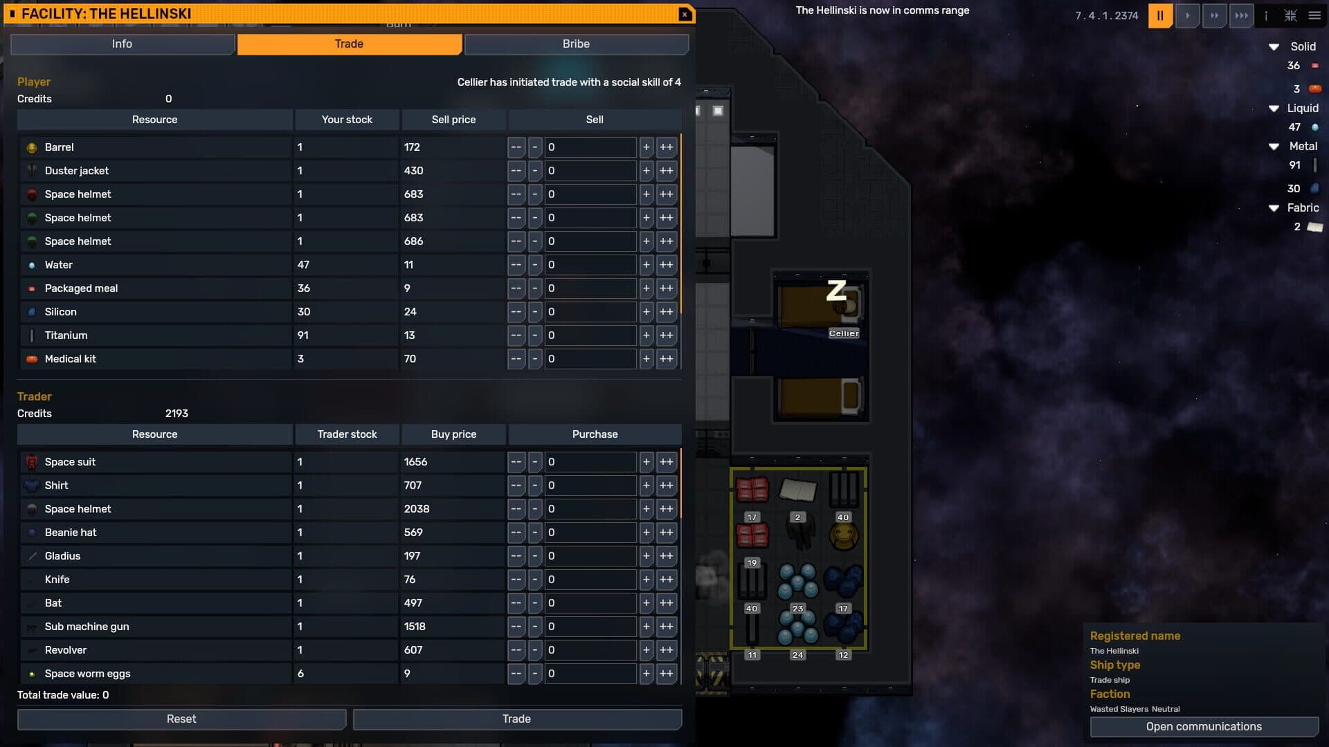 Screenshot for SpaceSlog