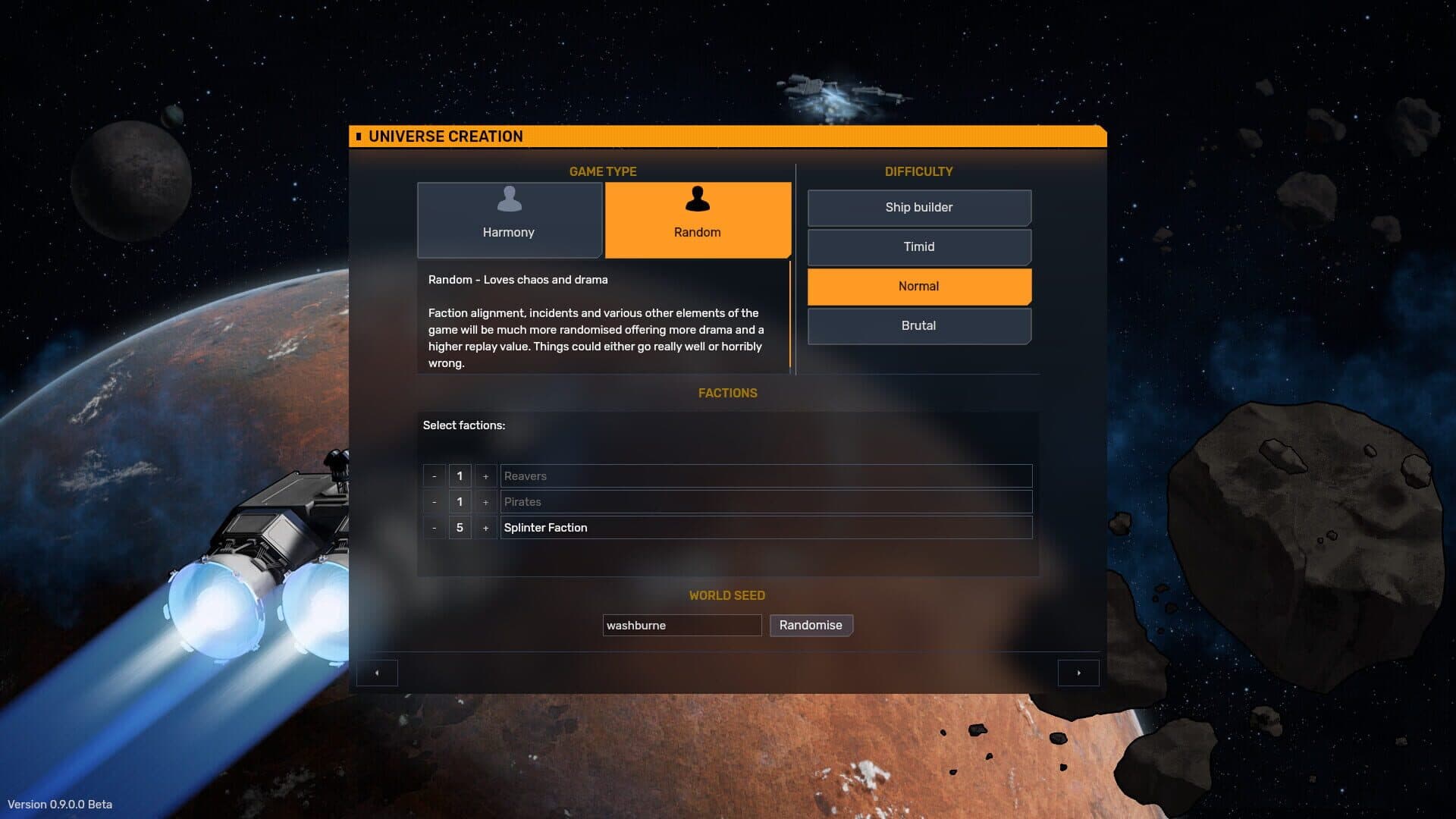 Screenshot for SpaceSlog