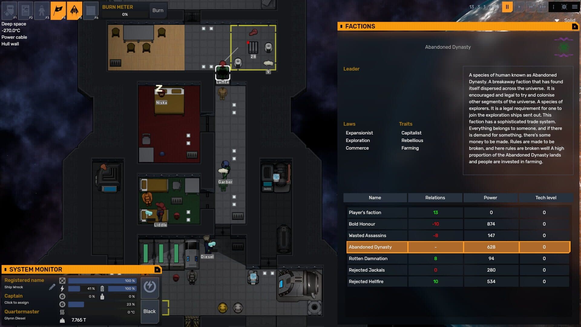 Screenshot for SpaceSlog